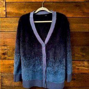 Blue ombre cardigan